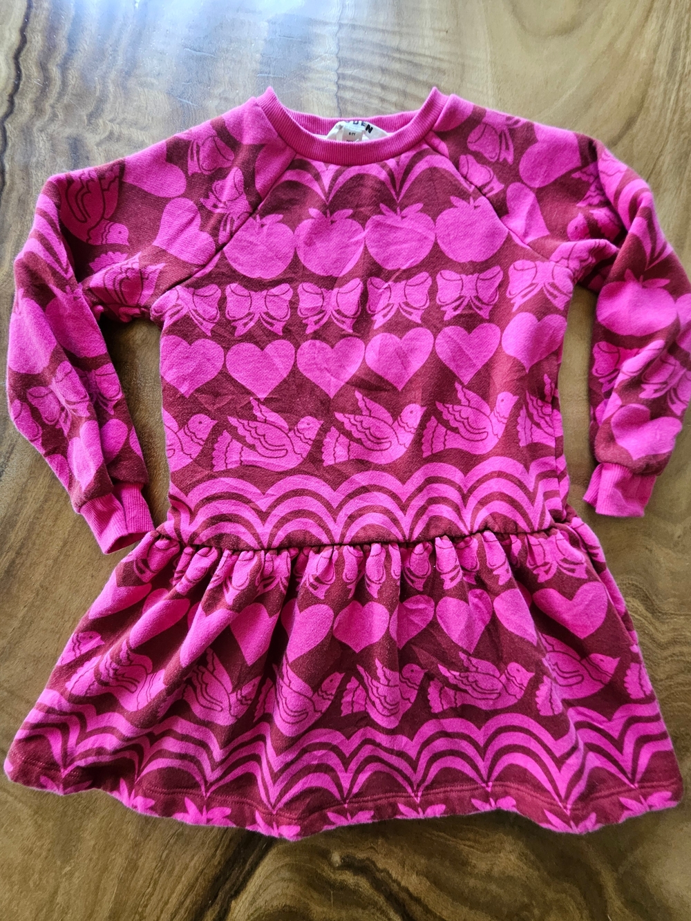 Mini Boden Pink Dress Size 6-7